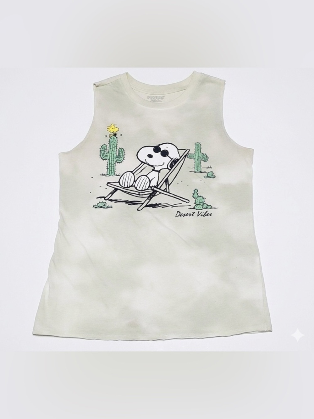Peanuts Cream Snoopy 'Desert Vibes' Graphic Tank
